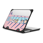 Kasukabe Boeitai Laptop Case | MacBook Pro 14-inch (M1 - M5) / MacBook Bounce Case / Black | Image 1