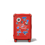 Mini JOHN (Sticker Mania) | 21" Carry-On Suitcase / Bounce Suitcase / Cherry Red | Image 1