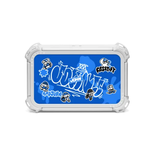 Mini JOHN (Sticker Mania) | Bounce Crossbody / Bounce Crossbody / Glossy Cloud White | Image 1