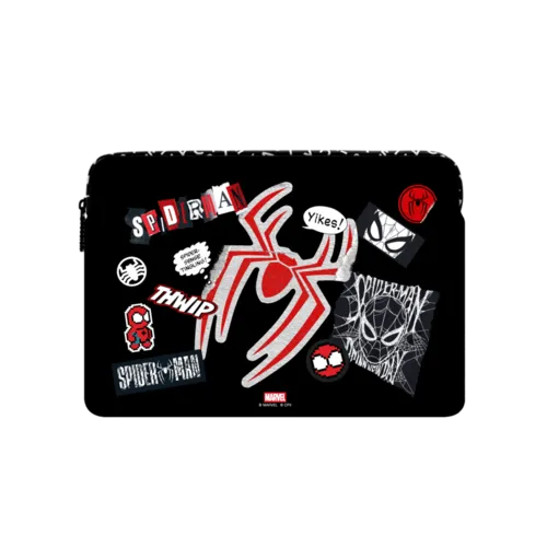 Spider-Man Stickermania Laptop Sleeve | Large (16") / Impact Laptop Sleeve / Multicolor | Image 1