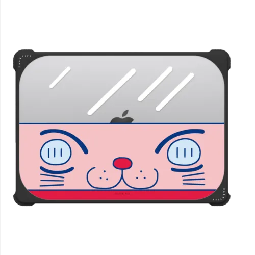 Futaba Yochien Bus Laptop Case | MacBook Pro 14-inch (M1 - M5) / MacBook Bounce Case / Black | Image 2