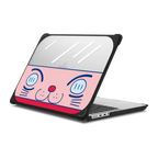 Futaba Yochien Bus Laptop Case | MacBook Pro 14-inch (M1 - M5) / MacBook Bounce Case / Black | Image 1