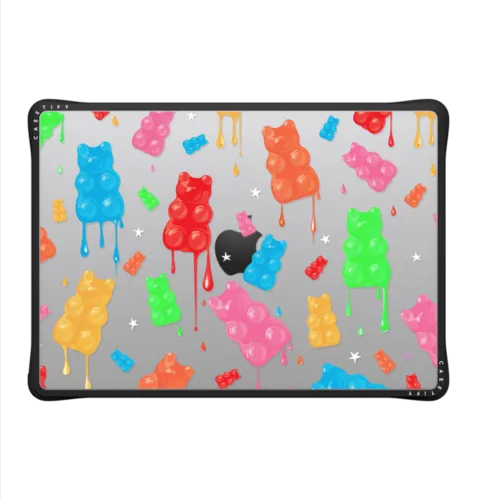 Melting Gummy Bears | MacBook Pro 14-inch (M1 - M5) / MacBook Impact Case / Black | Image 2