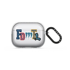 FDMTL Embroidery Earbuds Case | AirPods Pro 3 / Earbuds Impact Case / Frost | Image 1