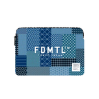 Block Sashiko Laptop Sleeve | Large (16") / Impact Laptop Sleeve / Multicolor | Image 1