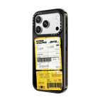 DHL Waybill Ticket Case | iPhone 18 Pro Max / Impact Case MagSafe Compatible - Glossy / Glossy Black | Image 2