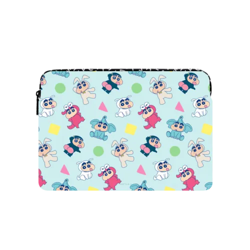 Transforming Shinchan Laptop Sleeve | Large (16") / Impact Laptop Sleeve / Multicolor | Image 1