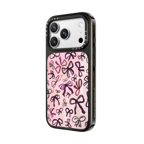Messy Bows | iPhone 18 Pro Max / Impact Case MagSafe Compatible - Glossy / Glossy Black | Image 2