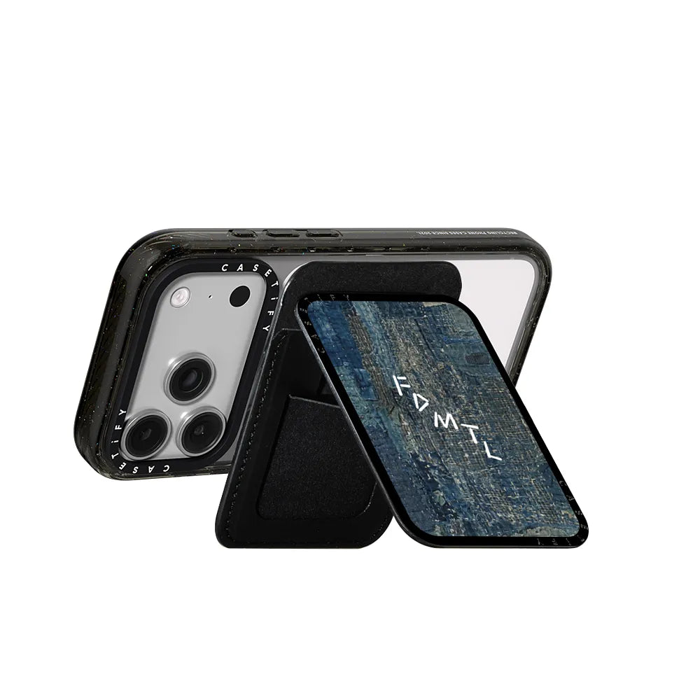 Indigo Boro  Type-A Snappy Cardholder Stand
