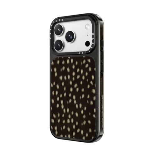 Black Fawn Tiny | iPhone 18 Pro Max / Impact Case MagSafe Compatible - Glossy / Glossy Black | Image 2