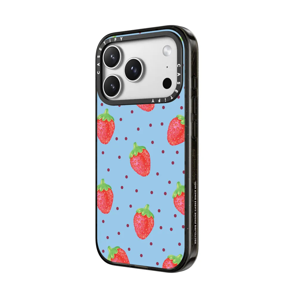 Strawberry Dots - Cherry Blue