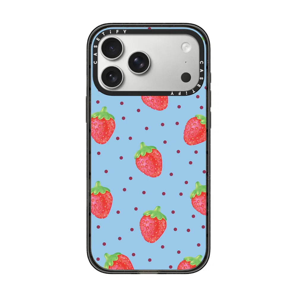 Strawberry Dots - Cherry Blue | Image 1