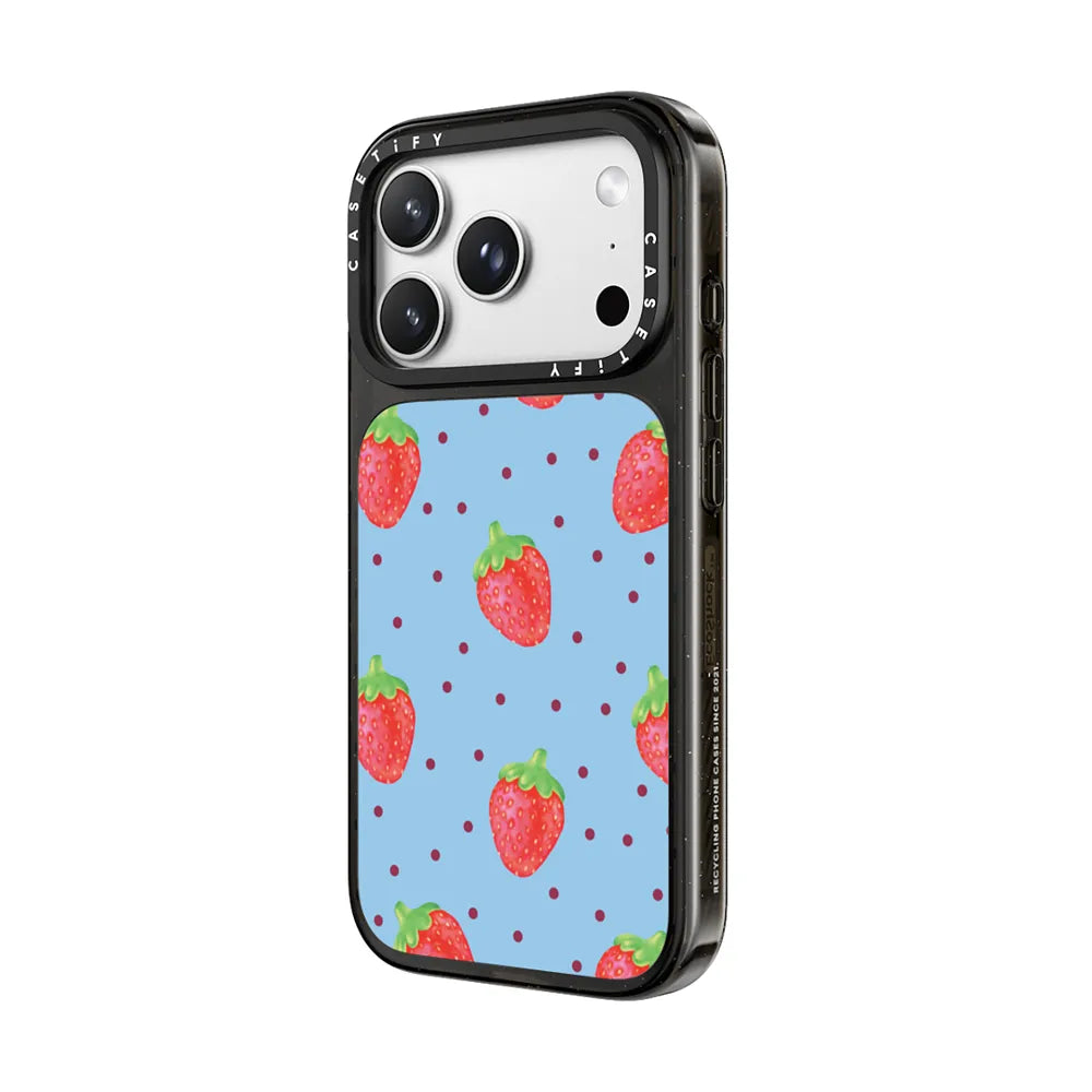 Strawberry Dots - Cherry Blue