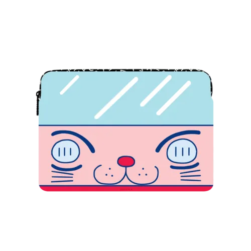 Futaba Yochien Bus Laptop Sleeve | Large (16") / Impact Laptop Sleeve / Multicolor | Image 1
