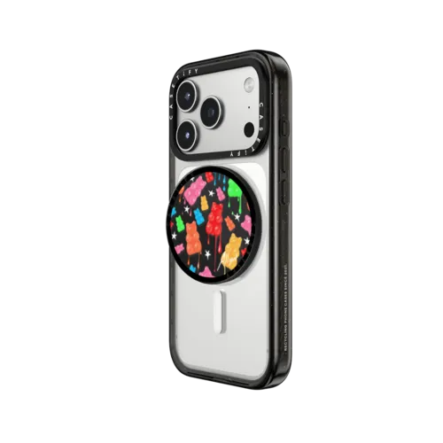 Melting Gummy Bears | Snappy Grip Stand / Snappy Grip Stand MagSafe Compatible / Black | Image 2