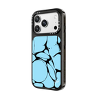 Slick Baby Blue | iPhone 18 Pro Max / Impact Case MagSafe Compatible - Glossy / Glossy Black | Image 2