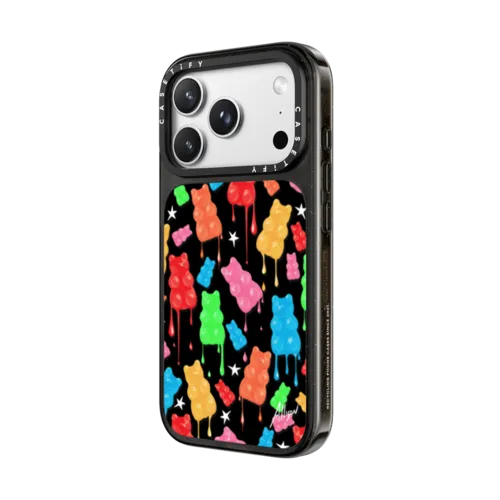 Melting Gummy Bears | iPhone 18 Pro Max / Impact Case MagSafe Compatible - Glossy / Glossy Black | Image 2