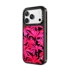 Pink Daisies | iPhone 18 Pro Max / Impact Case MagSafe Compatible - Glossy / Glossy Black | Image 2