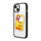 DHL Custom Warehouse Access Card Case - Fragile | iPhone 15 / Impact Case MagSafe Compatible / Black | Image 2