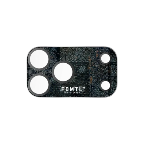 Sashiko Paisely Lens Protector | iPhone 17 Pro Max (Lens Protector) / Mirror Camera Lens Protector / Silver | Image 1