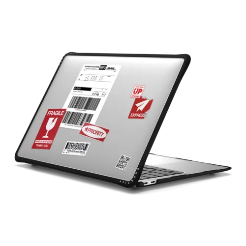 DHL Shipping Laptop Case | MacBook Air 13-inch (M1 / Intel) / MacBook Impact Case / Black | Image 1