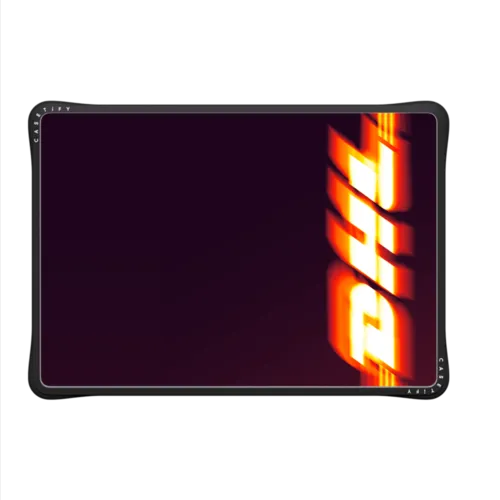 DHL Signal Blur Laptop Case | MacBook Air 13-inch (M1 / Intel) / MacBook Impact Case / Black | Image 2