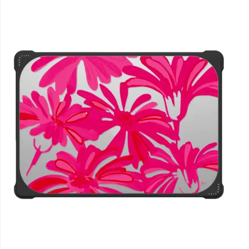 Pink Daisies | MacBook Air 15-inch (M2 - M5) / MacBook Bounce Case / Black | Image 2