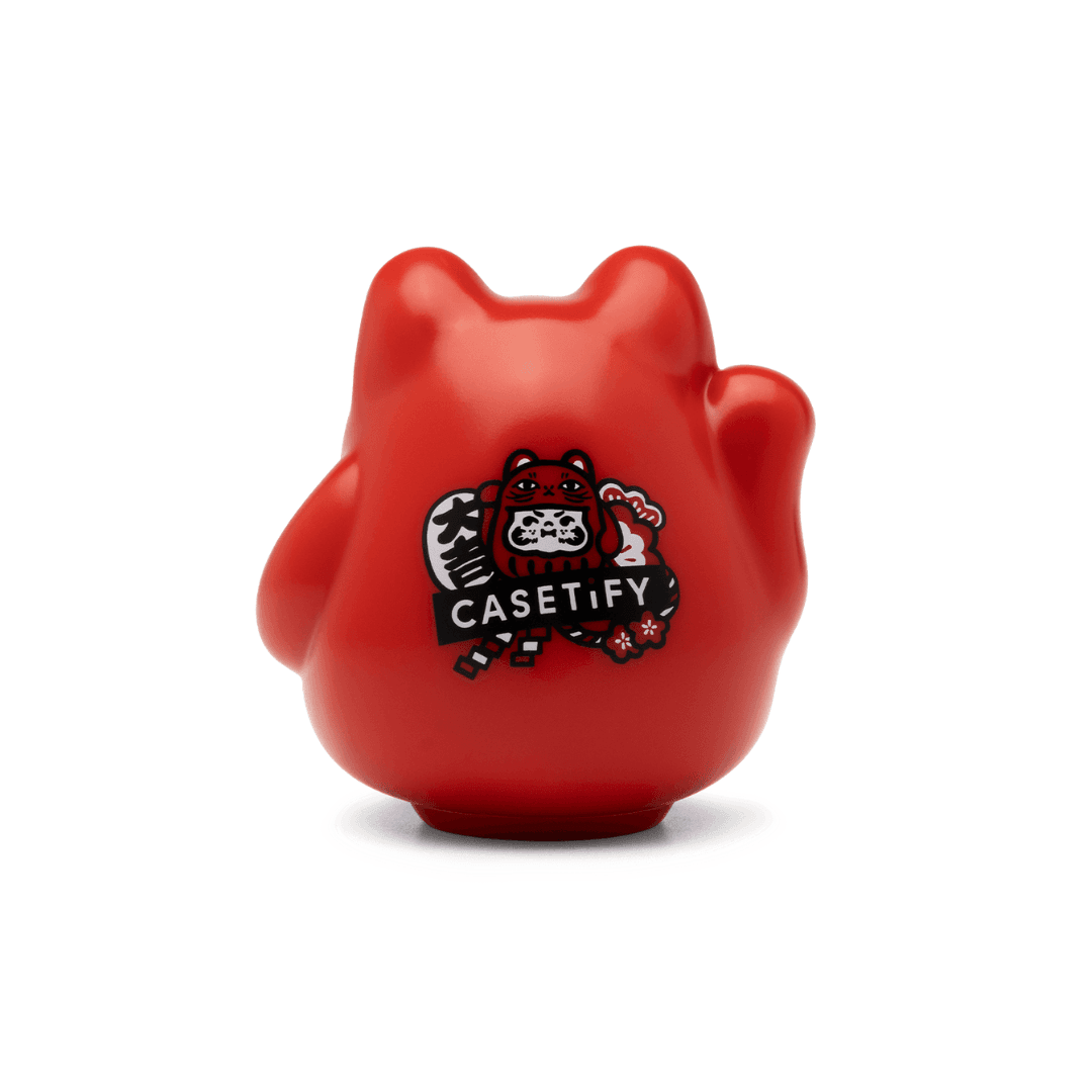 PP X MONSTER Lucky Kitten Daruma Red Edition