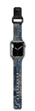 Indigo Boro Type-A Watch Band | Apple Watch Series 7-9 (45mm) / Impact Band / Black | Image 1