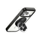 Snappy Snap & Stick Mirror Grip Stand Magsafe Compatible - Black