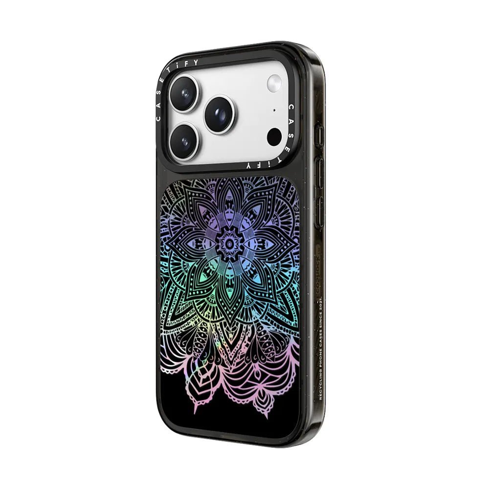 Rainbow Holographic Mandala Lace Explosion