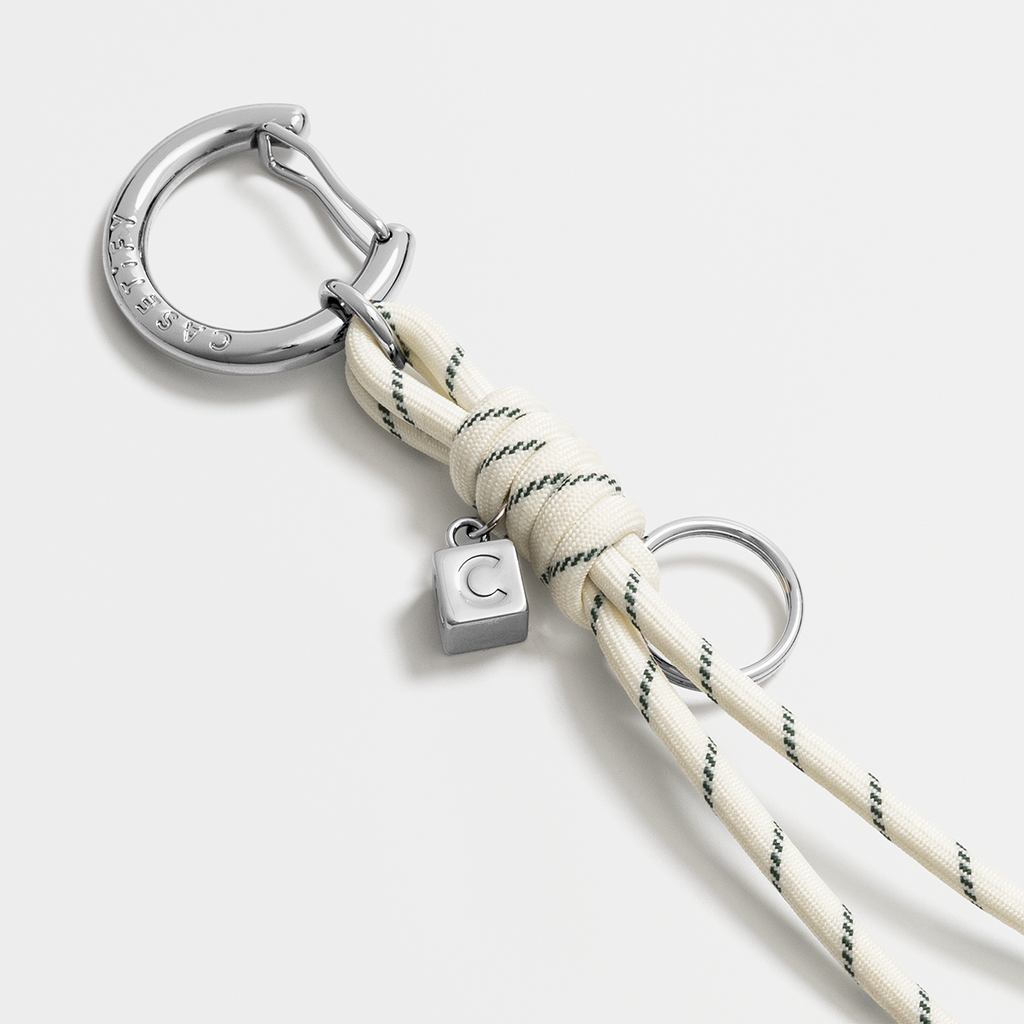 Rope Bag Charm - Bone