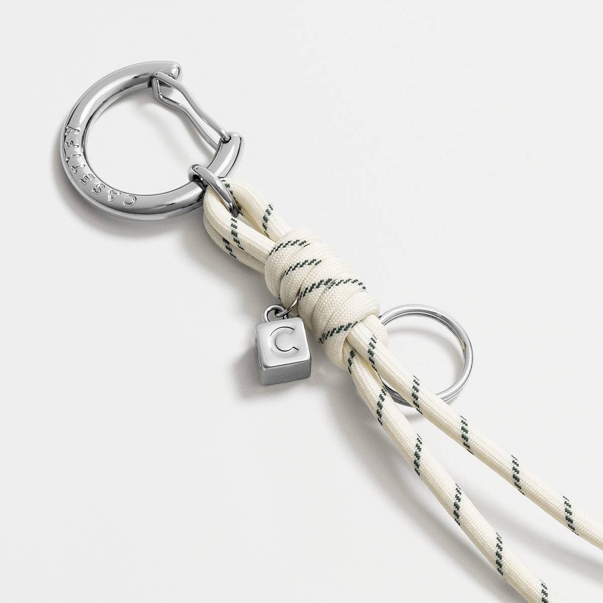 Rope Bag Charm - Bone