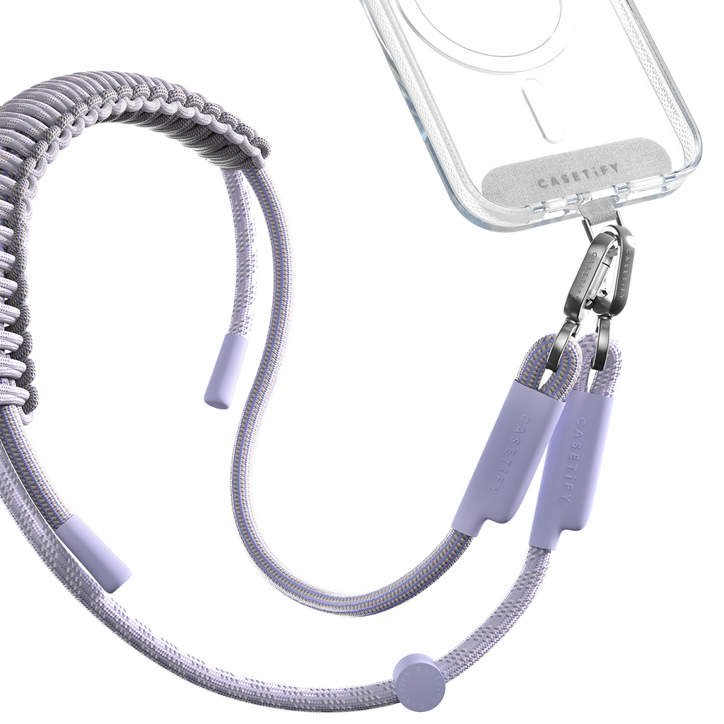 Rope Cross-body Strap - Periwinkle (Braided) | Image 1