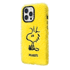 CASETiFY x Snoopy iPhone 13 Pro Max Plush Case Woodstock - Yellow