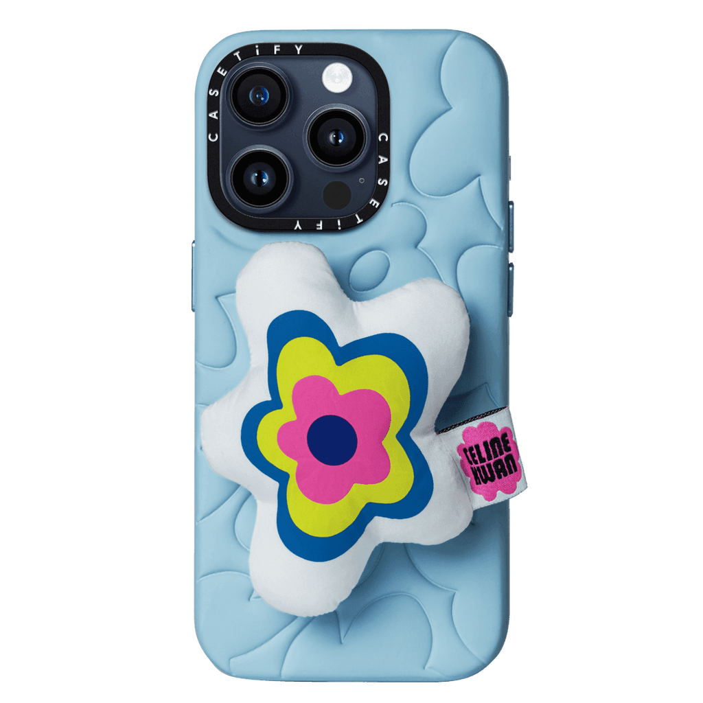 CELINE KWAN Flower Grippy Case - iPhone 15 Pro Max
