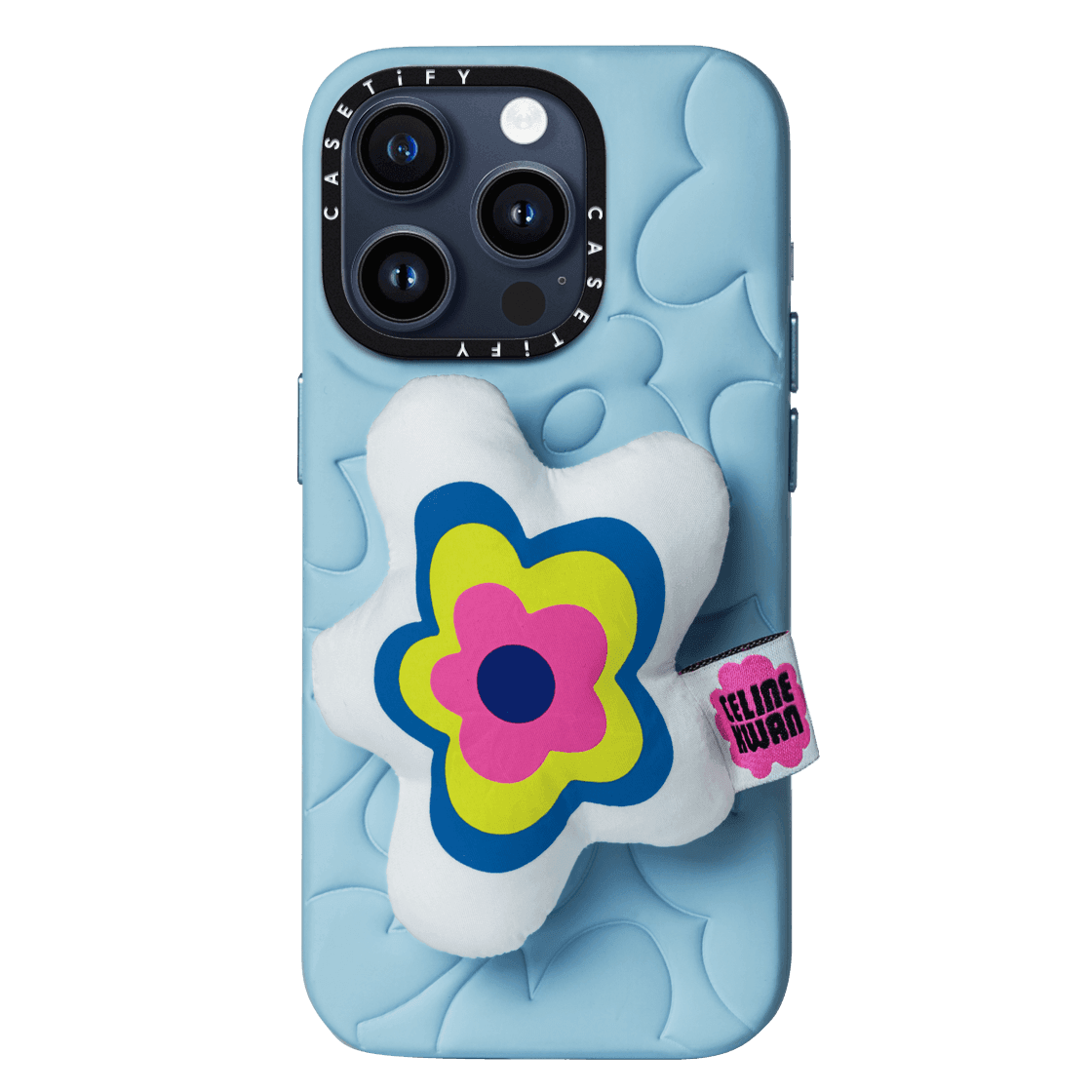 CELINE KWAN Flower Grippy Case - iPhone 15 Pro Max
