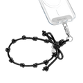 Bow Charm Wristlet - Black | Image 1