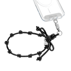 Bow Charm Wristlet - Black | Image 1