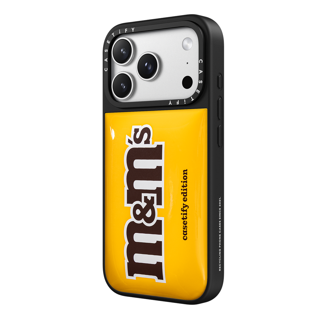 M&Ms Yellow Pillow Case - CASETiFY Edition -  iPhone 17 Pro