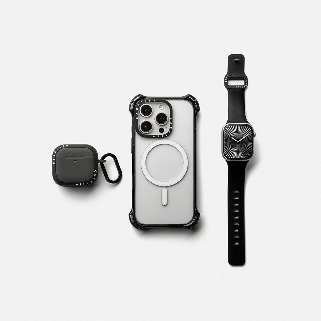 First Snow | AirPods 4 & 5 / Earbuds Bounce Case / Charcoal | Image 4