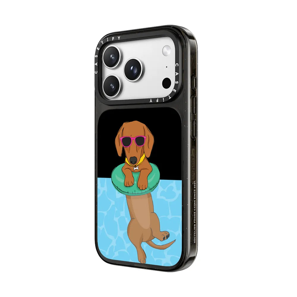 Swimming Dachshund