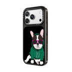 Hipster Frenchie - Black and White