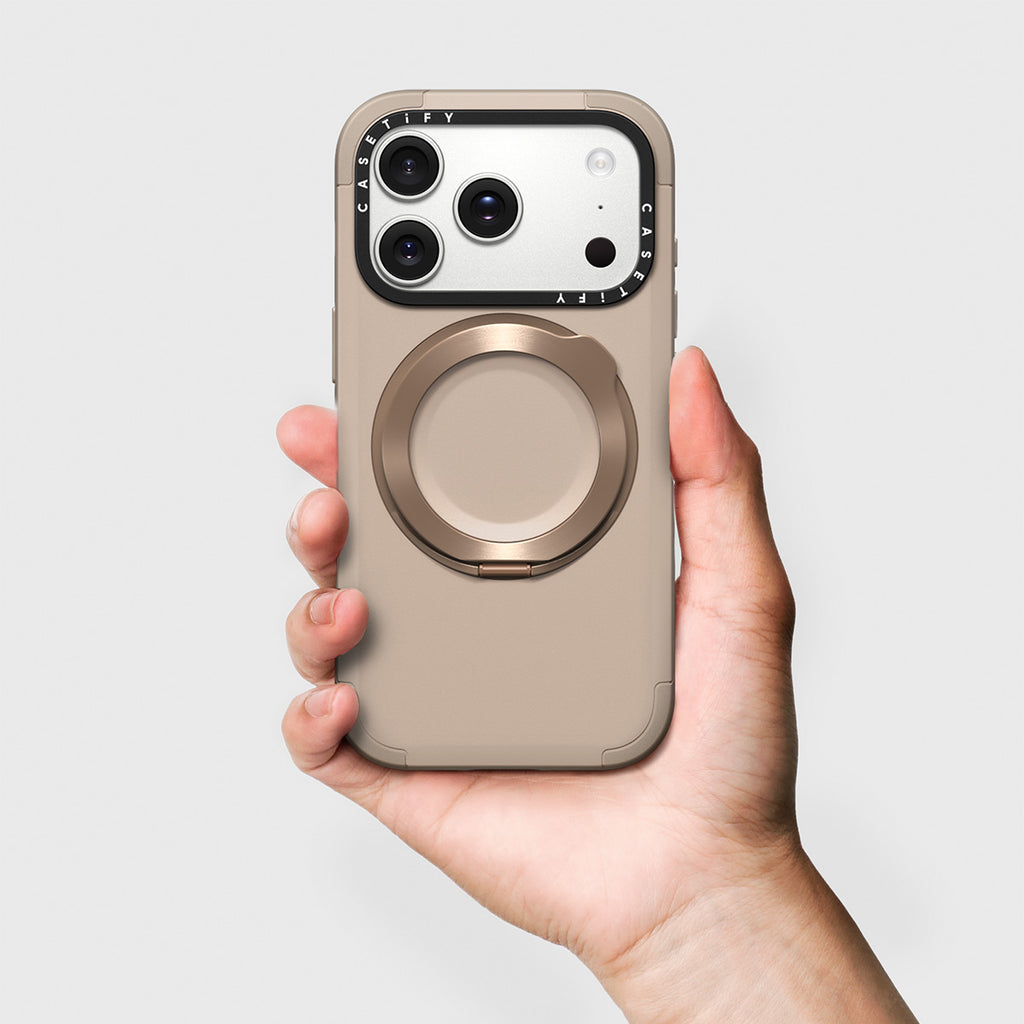iPhone 17 Pro Max - Force Ring Stand Case - Taupe