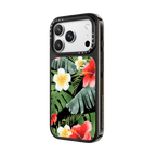 tropical vibe (transparent) | iPhone 18 Pro Max / Impact Case MagSafe Compatible - Glossy / Glossy Black | Image 2