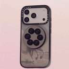 Snappy Snap & Stick Mirror Grip Stand Magsafe Compatible - Black