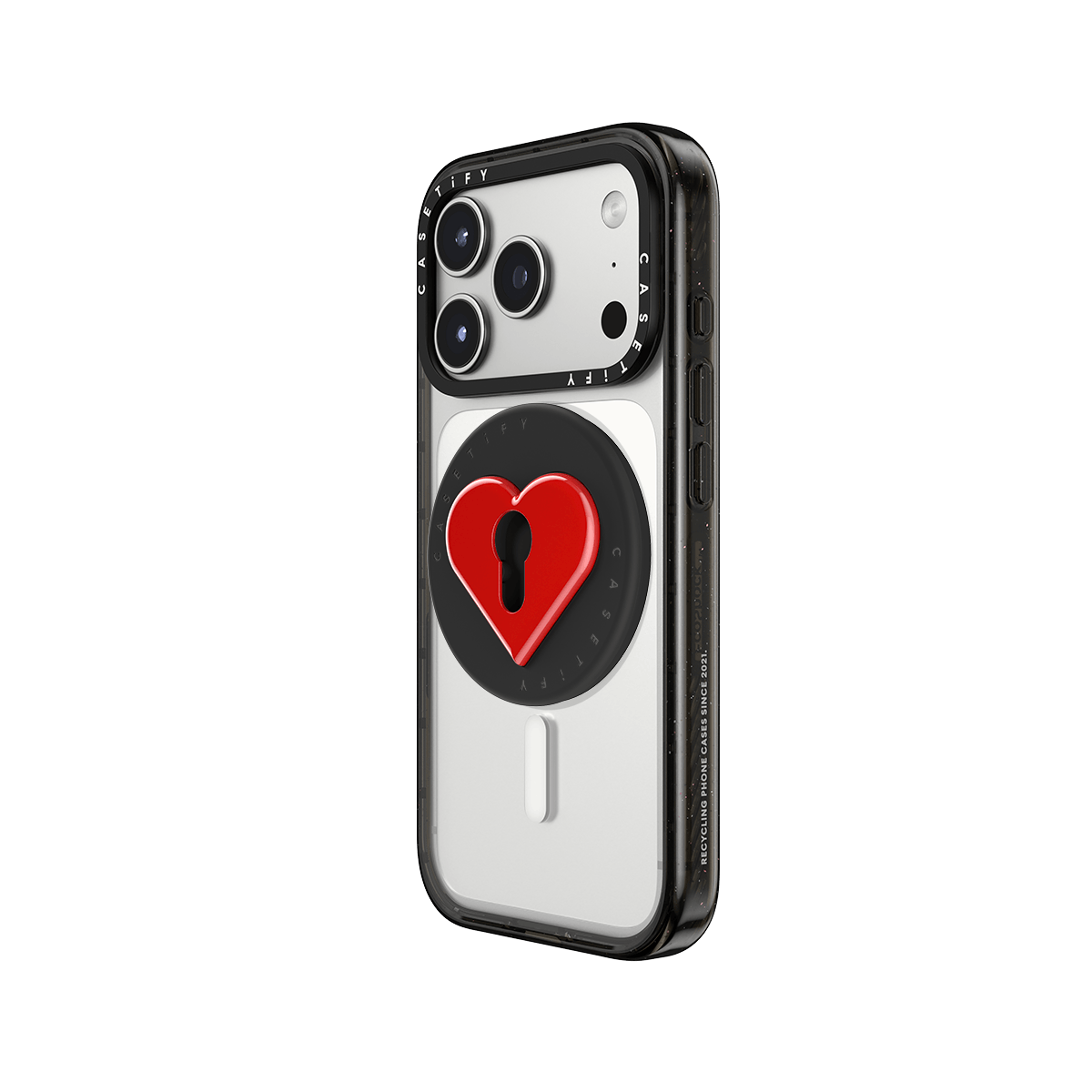 Snappy Love Lock MagSafe Holder - Red Heart