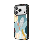 Abstract Spots and Circles | iPhone 17 Pro Max / Impact Case MagSafe Compatible / Black | Image 2