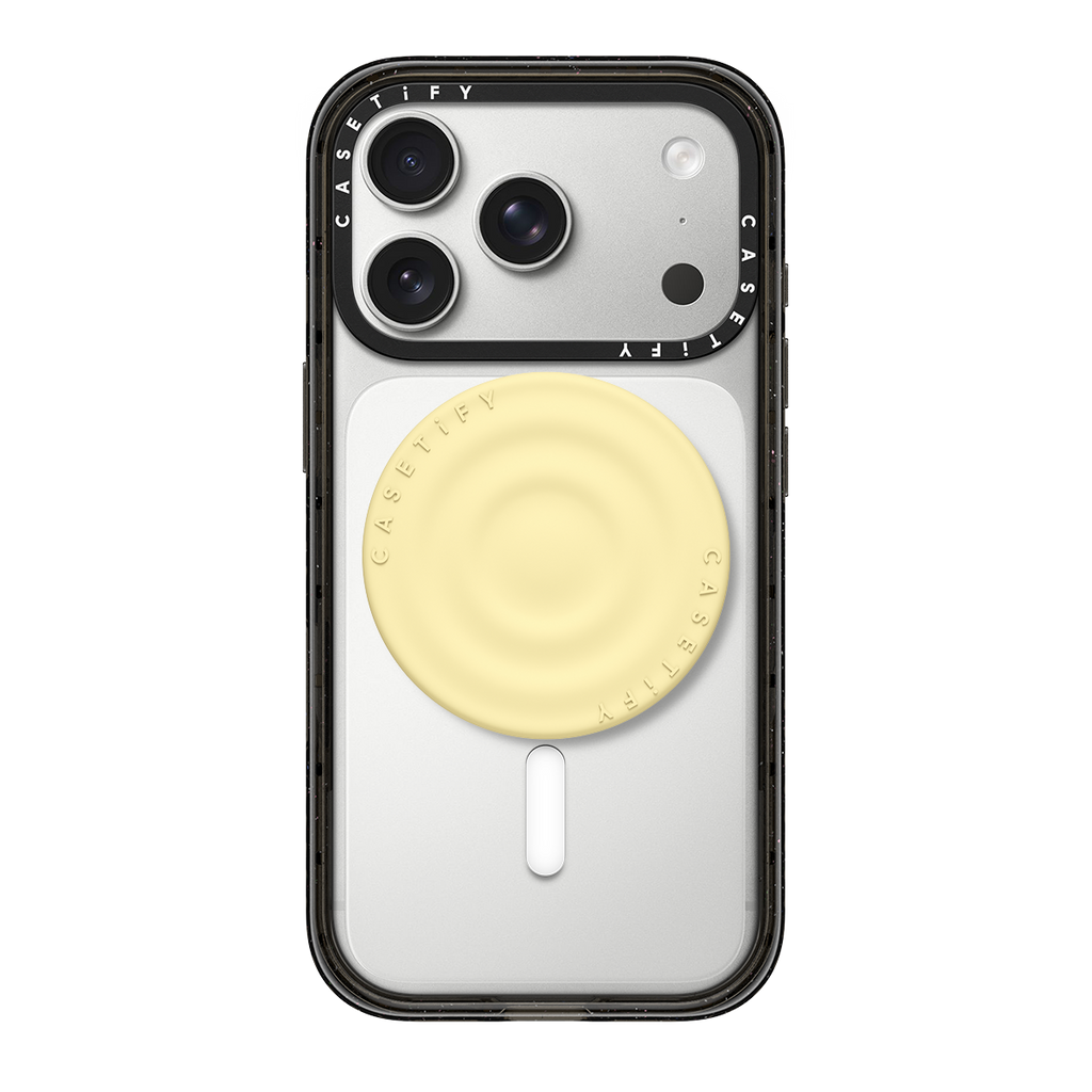 Snappy Ripple Grip Stand MagSafe Compatible - Sorbet Yellow | Image 1