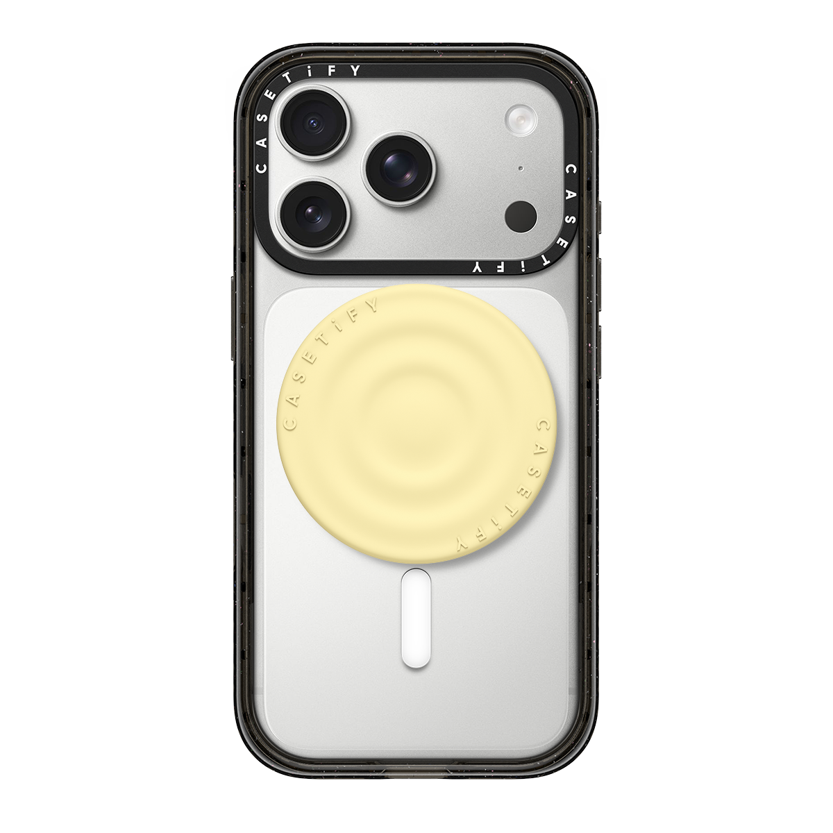 Snappy Ripple Grip Stand MagSafe Compatible - Sorbet Yellow | Image 1